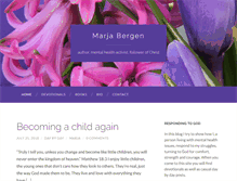 Tablet Screenshot of marjabergen.com